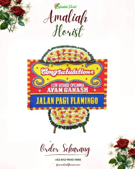 Sewa Papan Bunga Jawa Kiri